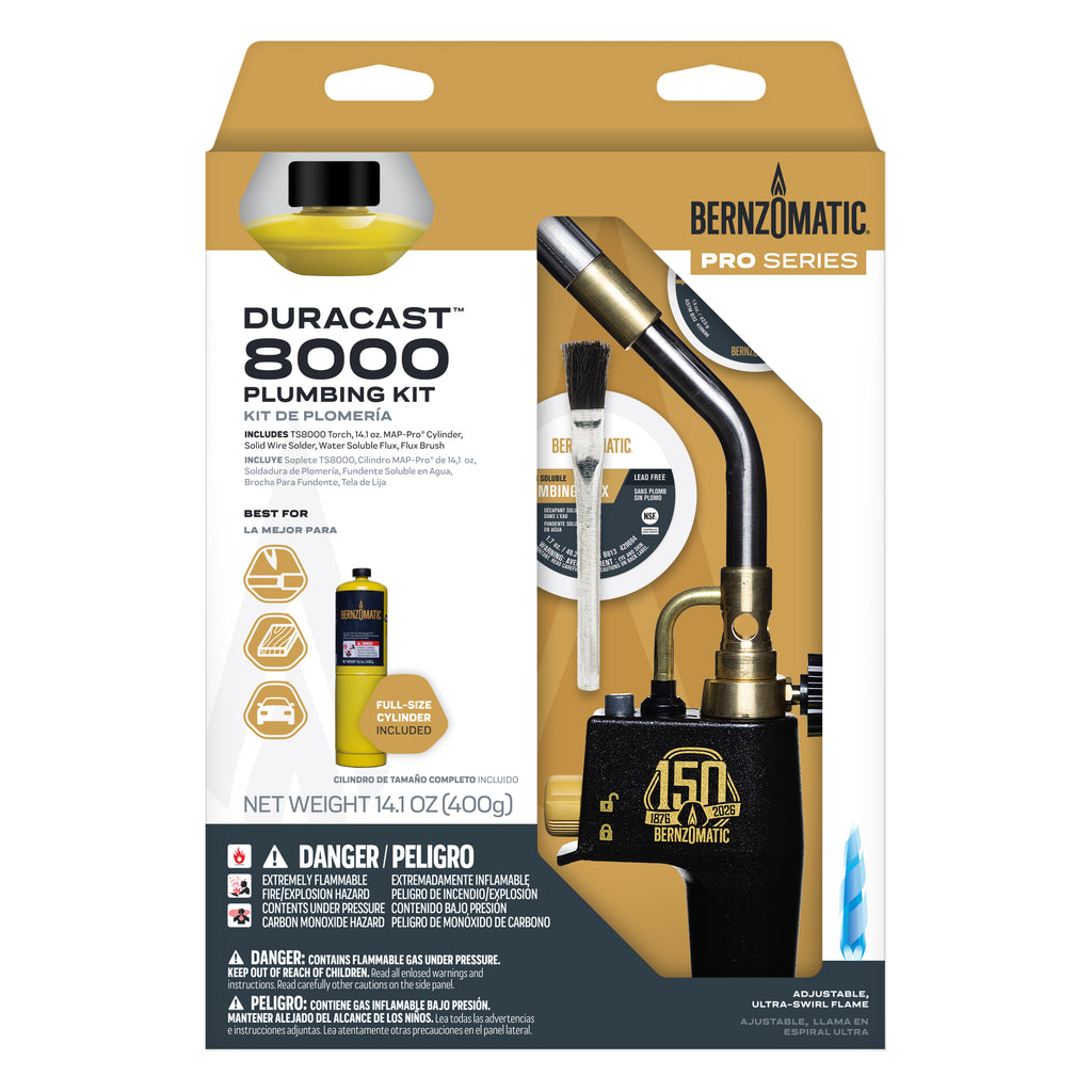 DuraCast® 8000 Torch Plumbing Kit
