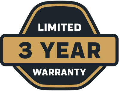 3 Year Limited Warranty