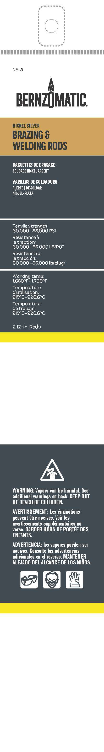 Nickel Silver Brazing and Welding Rods