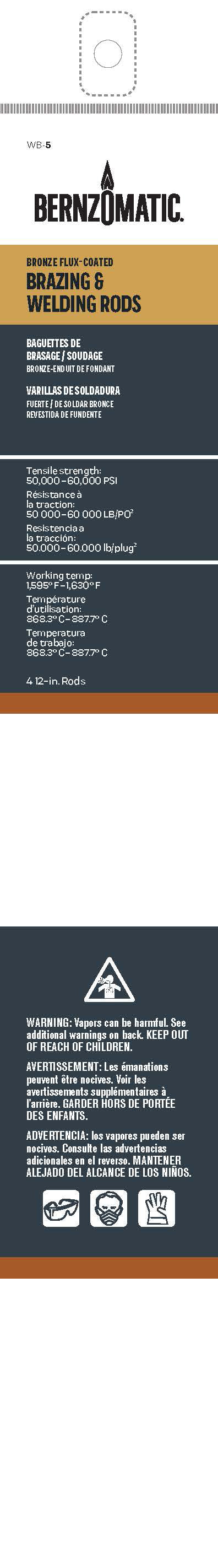 Bronze Flux-Coated Brazing and Welding Rods