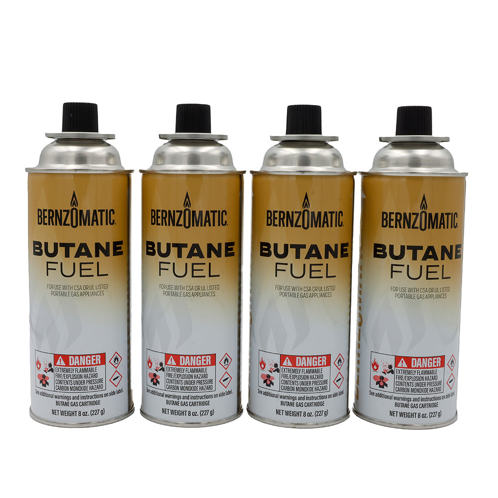 8 oz. Butane Fuel Cartridge- 4 Pack