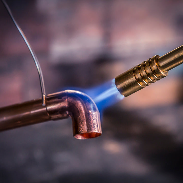 Wide Flame Brass Torch