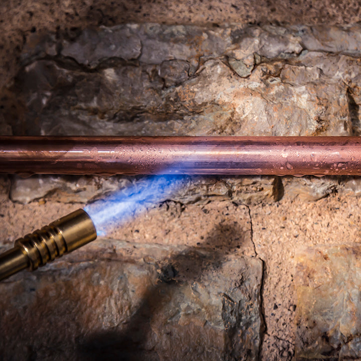 Wide Flame Brass Torch