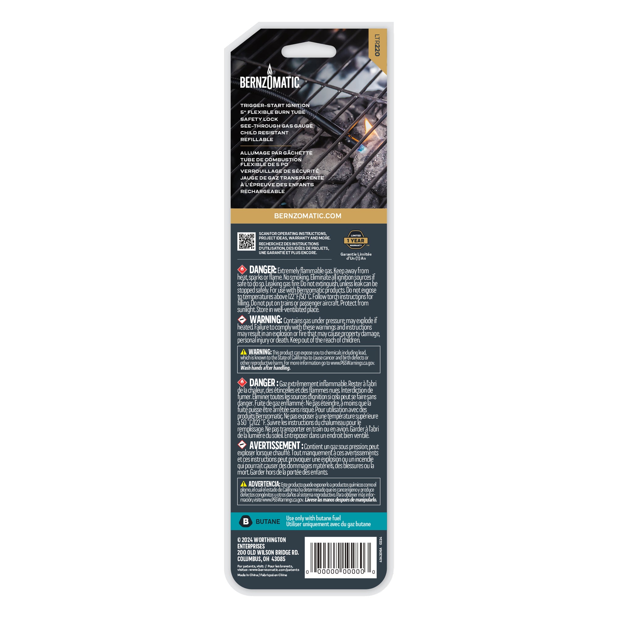 Flexible Butane Lighter