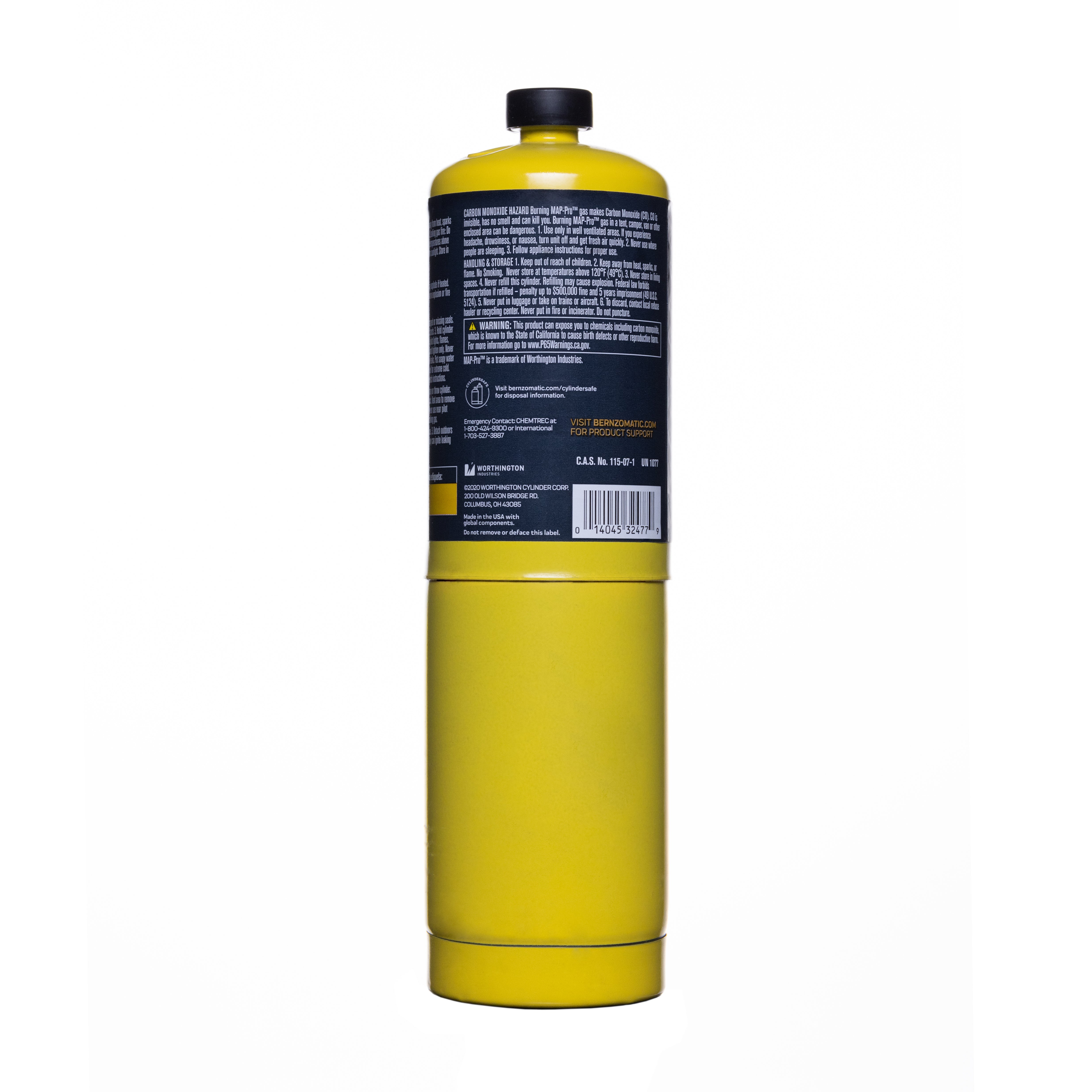 14.1 oz. MAP-Pro® Hand Torch Cylinder – Bernzomatic