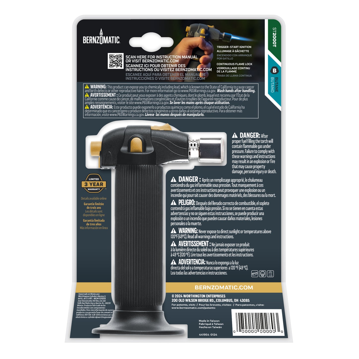 Firestarter™ Butane Torch