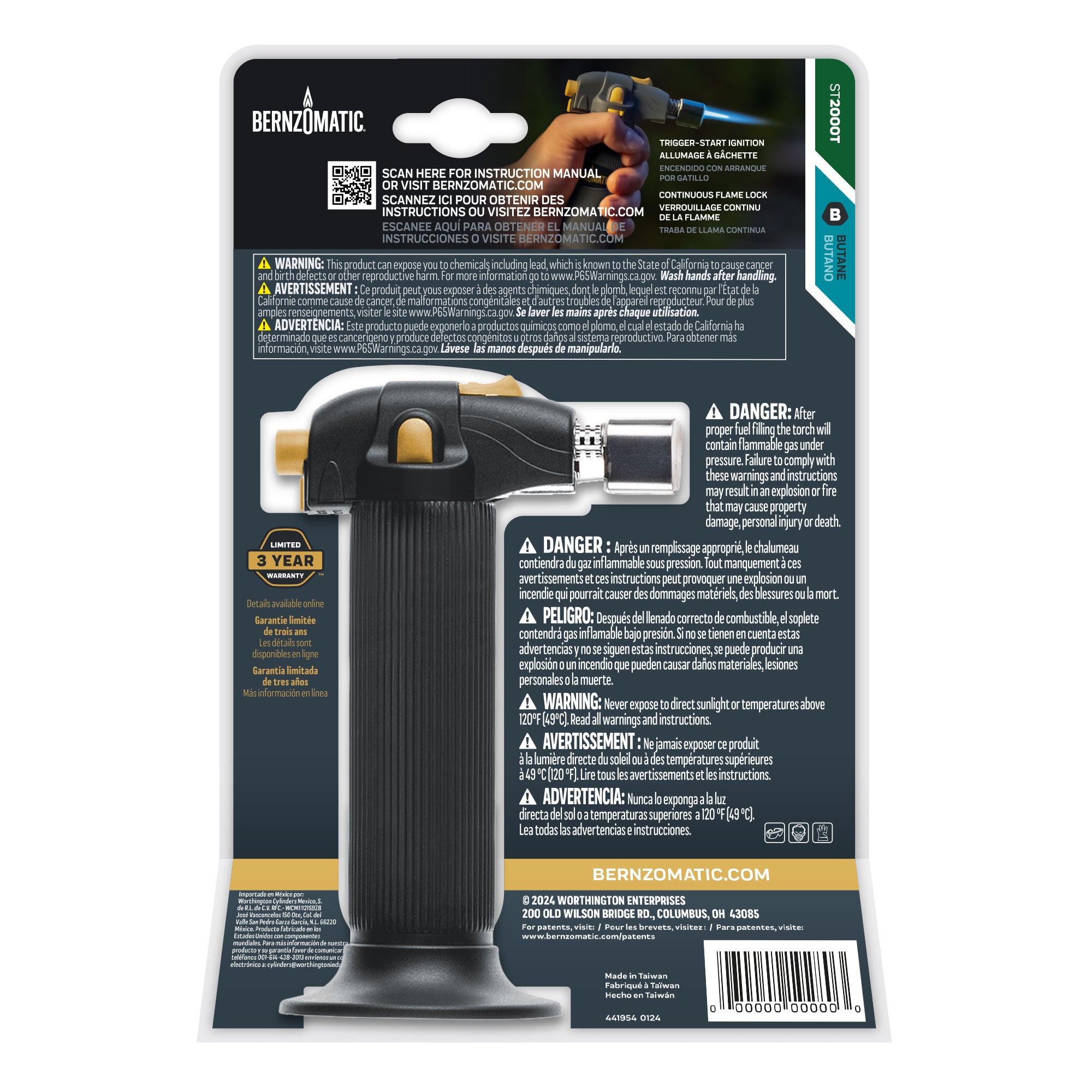 Firestarter™ Butane Torch
