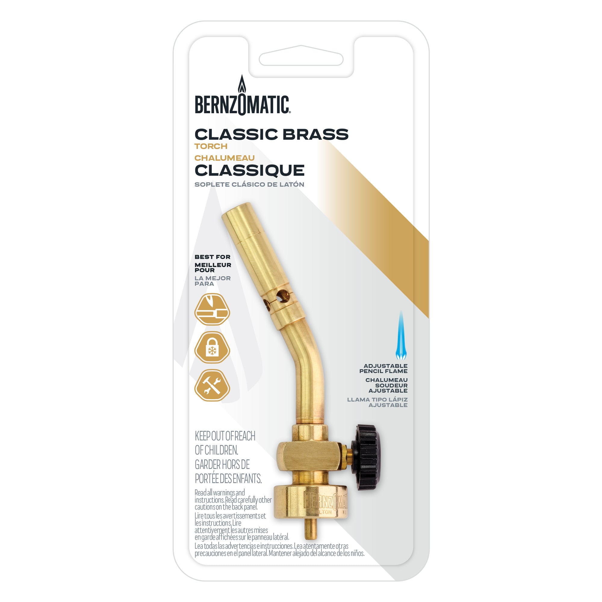 Classic Brass Torch