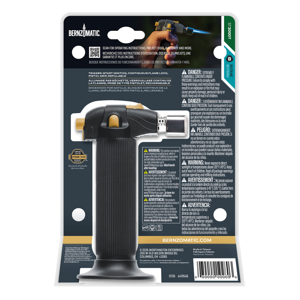 Firestarter™ Butane Torch