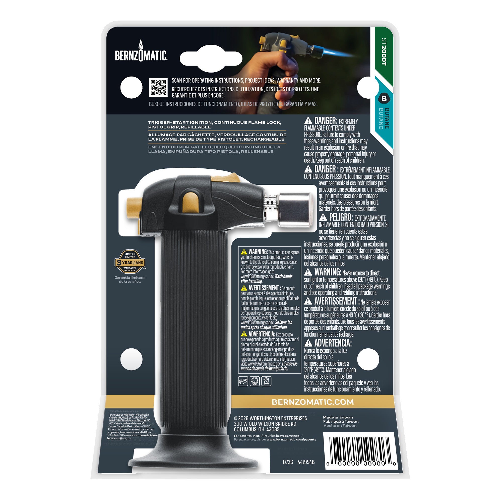 Firestarter™ Butane Torch