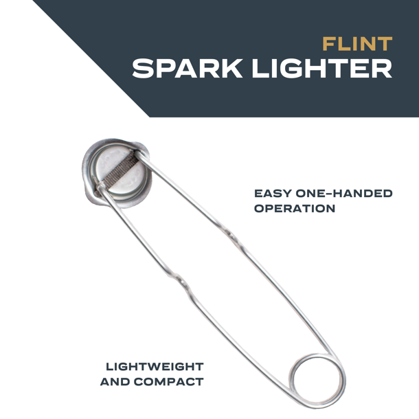 Spark Lighter with Five Replacement Flints