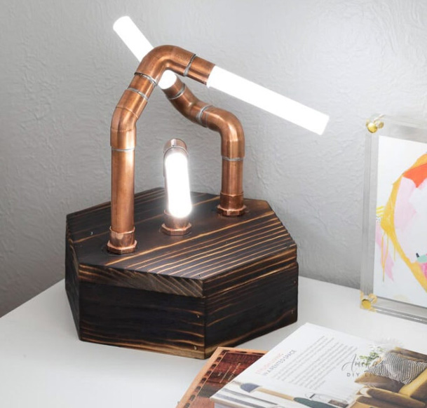 Copper Pipe LED Lamp