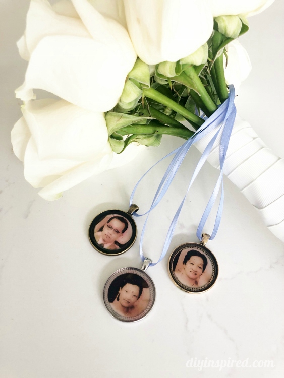 Bouquet photo charm on sale