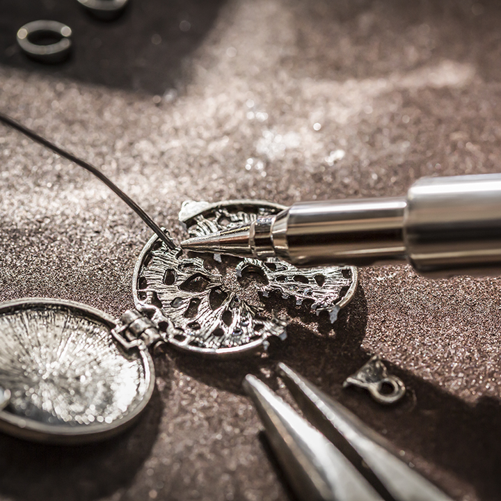 Soldering iron for sterling outlet silver