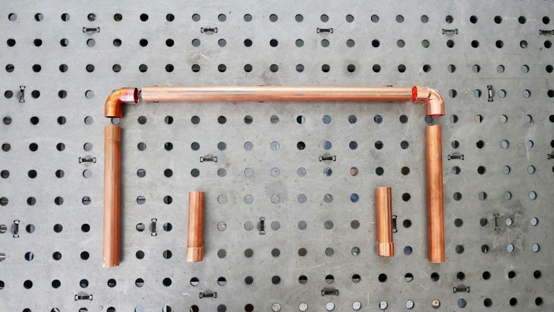 Copper pipe layout