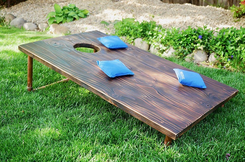 Complete corn hole