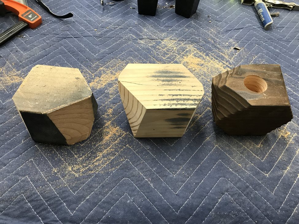 Wood with hole