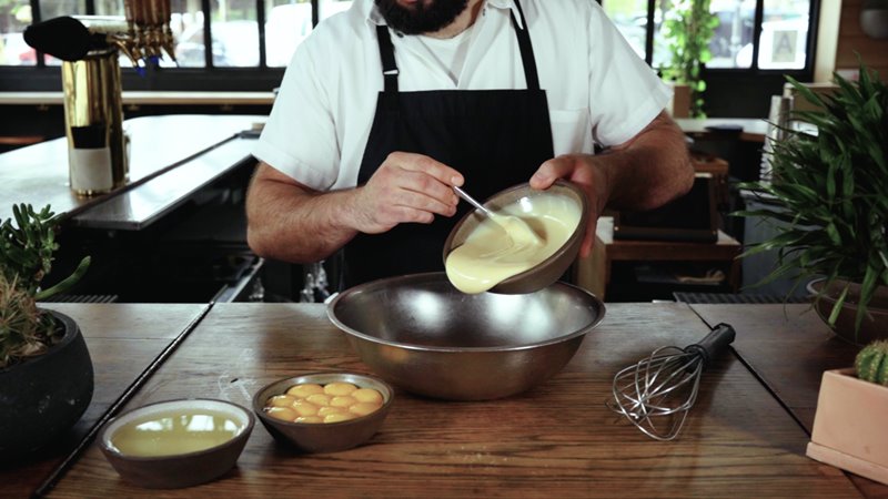 Key lime pie whisk condensed milk