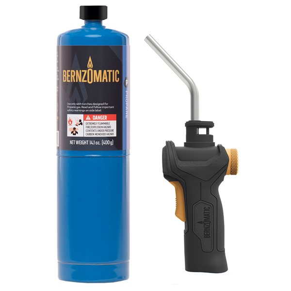 Bernzomatic propane & mapp torch kits type max power propylene quick fire torch kit discount